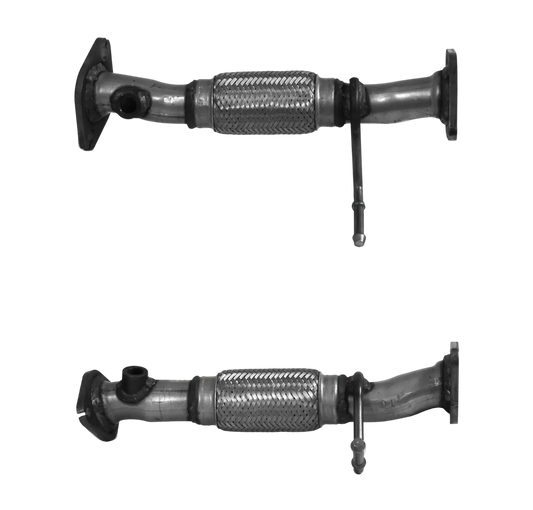Auspuffrohr Abgasrohr Flexrohr Hosenrohr Abgaskrümmer Rohr bis EURO 6 E-Prüfzeichen für HYUNDAI TUCSON 1.6L GDi 16v G4FD-Motor u.a. BM CATALYSTS