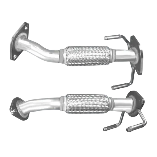 Auspuffrohr Abgasrohr Flexrohr Hosenrohr Abgaskrümmer Rohr bis EURO 6 E-Prüfzeichen für HYUNDAI i10 1L Mk.2 12-V-G3LA-Motor u.a. BM CATALYSTS