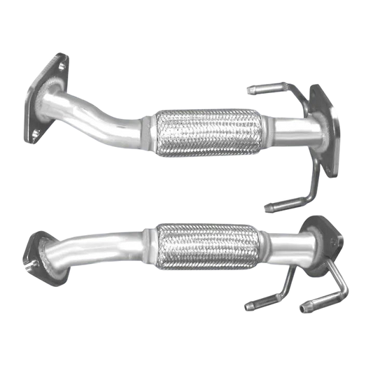 Auspuffrohr Abgasrohr Flexrohr Hosenrohr Abgaskrümmer Rohr bis EURO 6 E-Prüfzeichen für HYUNDAI i10 1L Mk.2 12-V-G3LA-Motor u.a. BM CATALYSTS