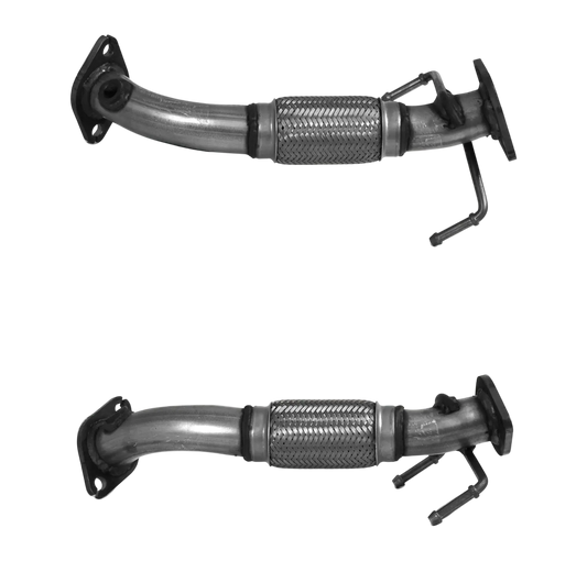 Auspuffrohr Abgasrohr Flexrohr Hosenrohr Abgaskrümmer Rohr bis EURO 6 E-Prüfzeichen für HYUNDAI i20 1L T-GDI Hatch G3LC Motor u.a. BM CATALYSTS