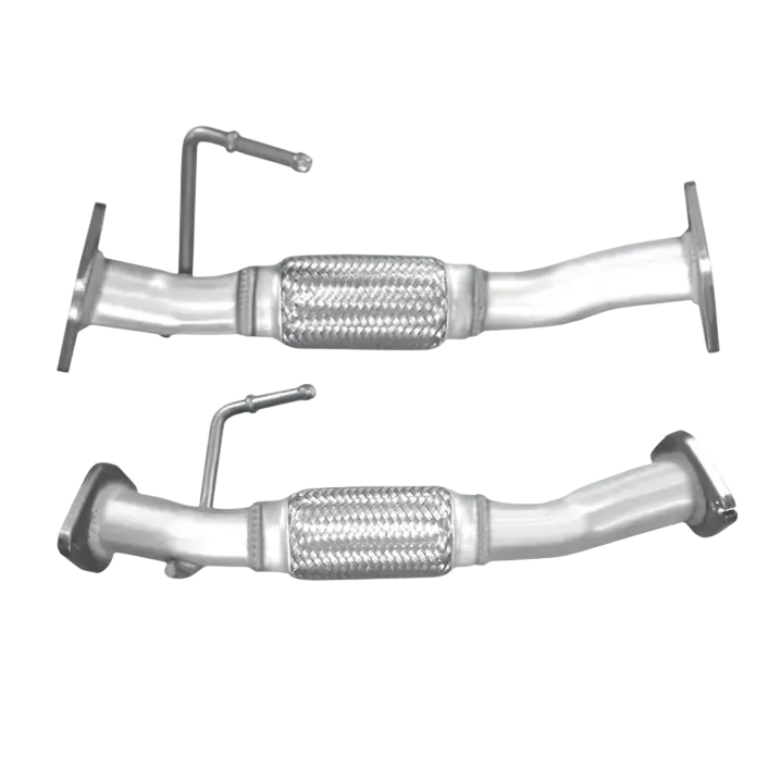 Auspuffrohr Abgasrohr Flexrohr Hosenrohr Abgaskrümmer Rohr bis EURO 6 E-Prüfzeichen für KIA RIO 1.2L CVVT G4LA-Motor u.a. BM CATALYSTS