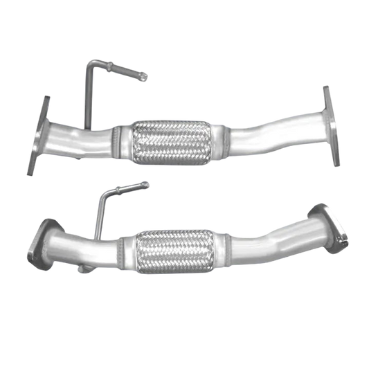 Auspuffrohr Abgasrohr Flexrohr Hosenrohr Abgaskrümmer Rohr bis EURO 6 E-Prüfzeichen für KIA RIO 1.2L CVVT G4LA-Motor u.a. BM CATALYSTS