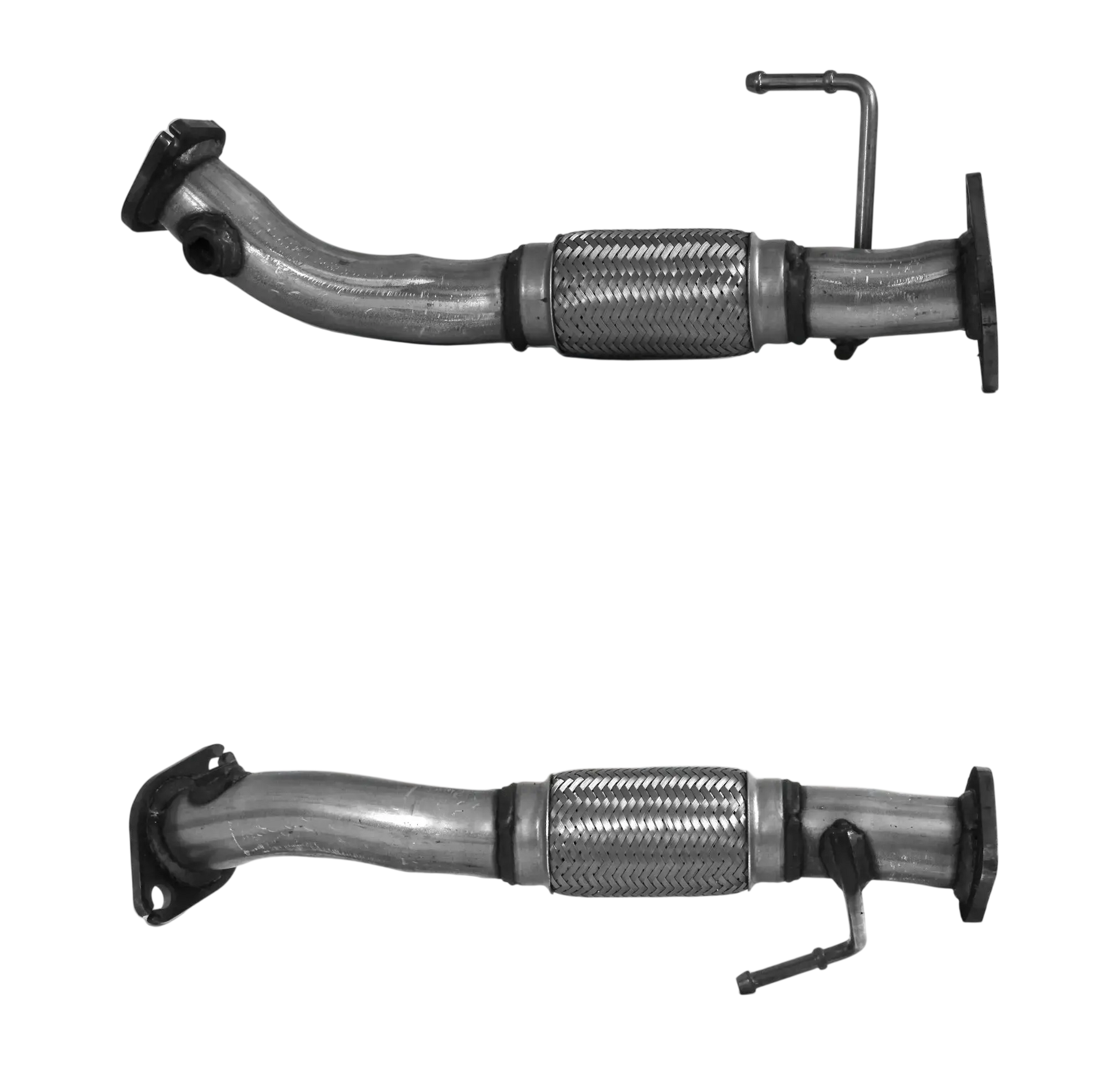 Auspuffrohr Abgasrohr Flexrohr Hosenrohr Abgaskrümmer Rohr bis EURO 6 E-Prüfzeichen für KIA STONISCH 1L T-GDI Hatch G3LC Motor u.a. BM CATALYSTS