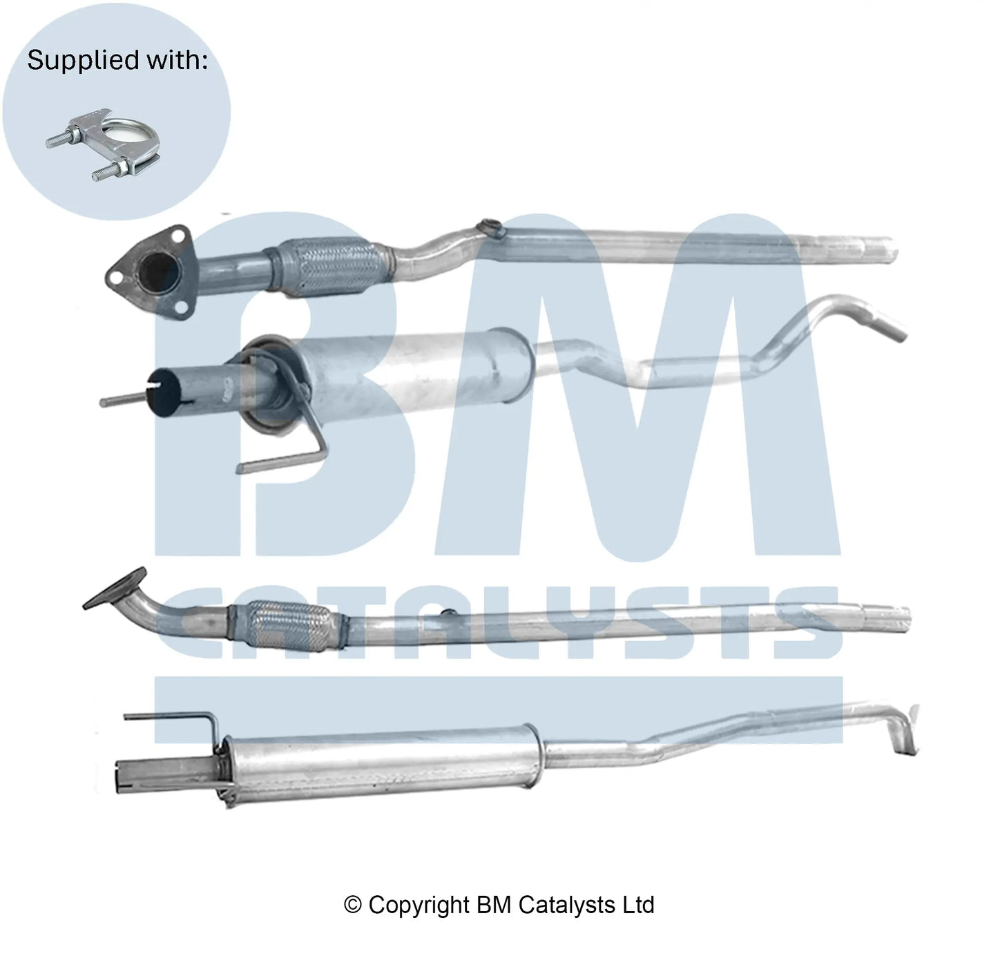 Auspuffrohr für OPEL CORSA C 13126158 - BM CATALYSTS