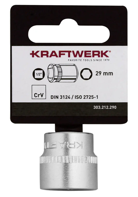 BASIC LINE 1/2" STECKSCHLÜSSELEINSATZ 29 MM MIT HÄNGER KRAFTWERK BASIC LINE