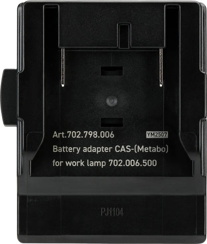 BATTERIE ADAPTER CAS-(METABO) FÜR ARBEITSLAMPE 702.006.500 KRAFTWERK
