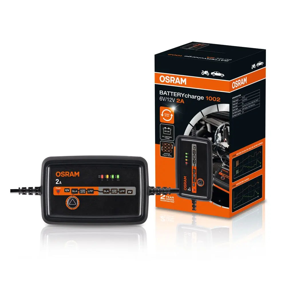 BATTERYcharge 1002 Smart-Ladegerät 2A 6/12V  OSRAM OSRAM