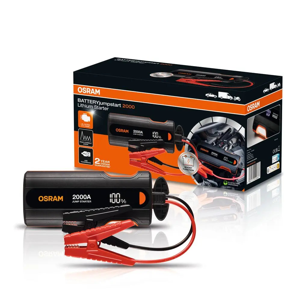 BATTERYjumpstart 2000 Starthilfe 2000A 12V  OSRAM OSRAM