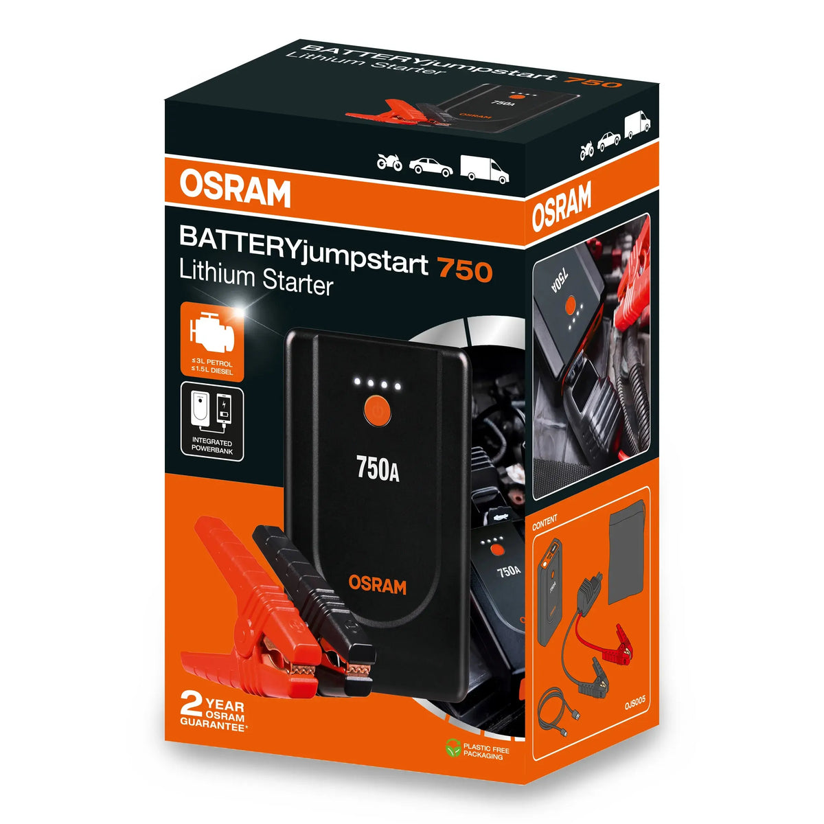 BATTERYjumpstart 750 Starthilfe 750A  OSRAM