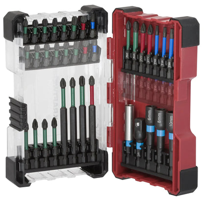 BIT BOX PROFI IMPACT CONTROL 1/4" SATZ,  29-TLG. KRAFTWERK