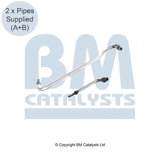 BM Druckrohr für FIAT TALENTO 1.6 Nach und vor DPF | Euro 6 | OEM: 2081500Q0B BM CATALYSTS