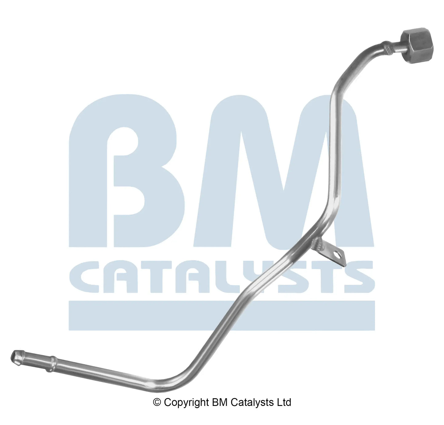 BM Druckrohr für FORD FOKUS 1.6 Hinten; lang | Euro 4 | OEM: 1619831 (DPF) BM CATALYSTS