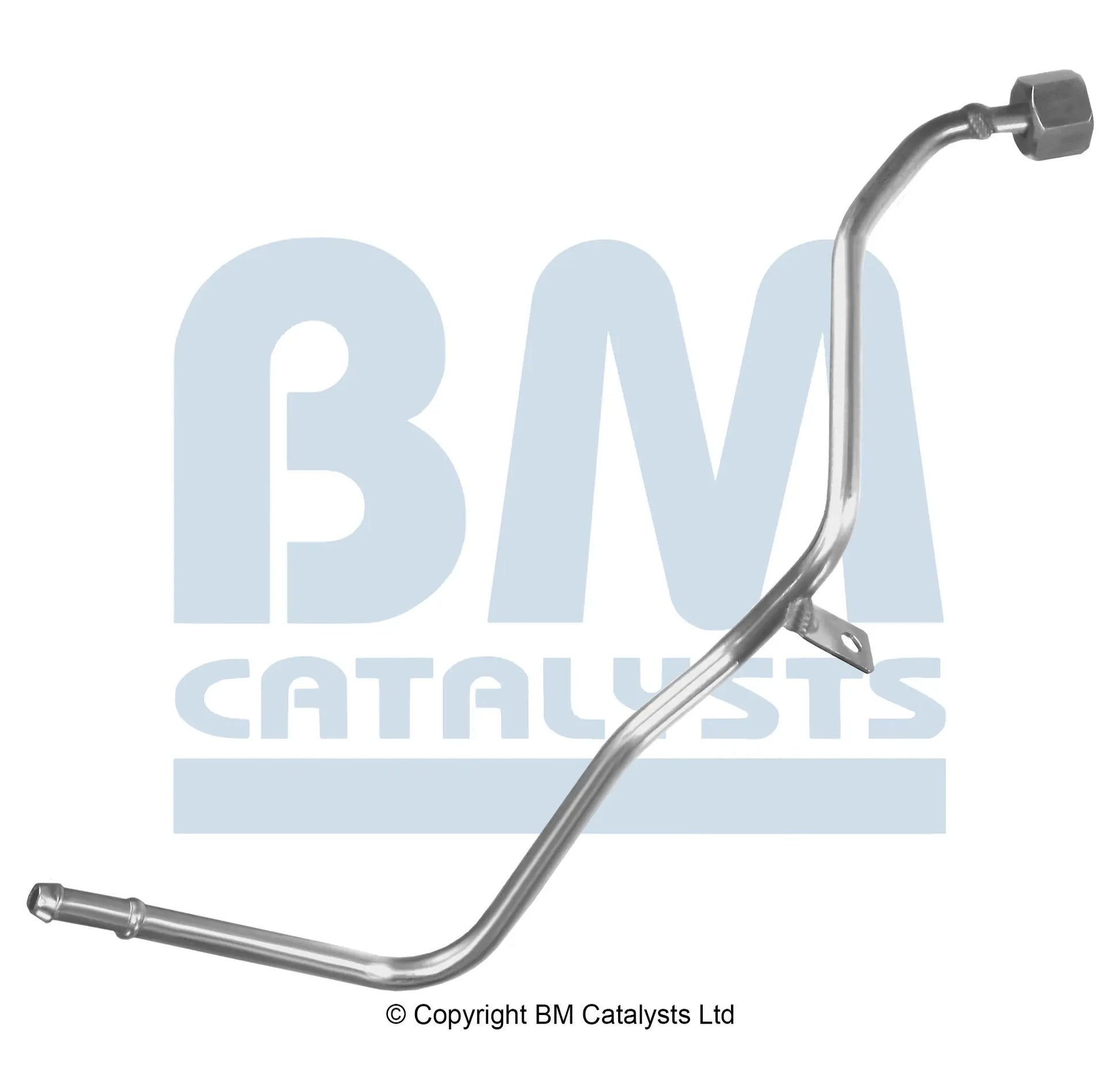 BM Druckrohr für FORD FOKUS 1.6 Hinten; lang | Euro 4 | OEM: 1619831 (DPF) BM CATALYSTS