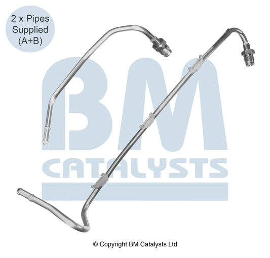 BM Druckrohr für VOLKSWAGEN TRANSPORTER 1.9 Vorne & hinten | Euro 4 | OEM: 7H0131552AC BM CATALYSTS