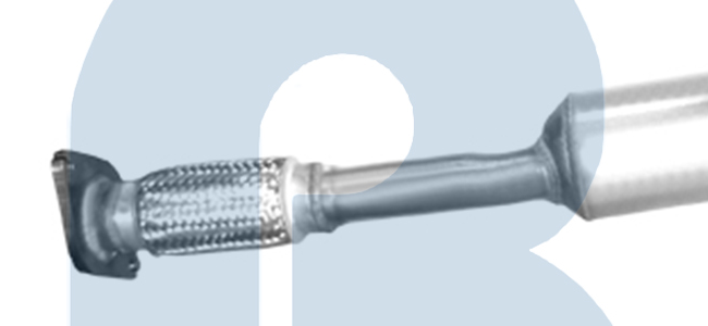 BM Catalysts BM11173H Anschlussflansch und Flexrohr – Originalfoto Detail