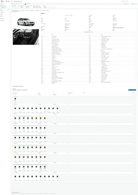 BMW und MINI Digital Service Historie Digital Scheckhefte Standard und Sonderausstattung BMW