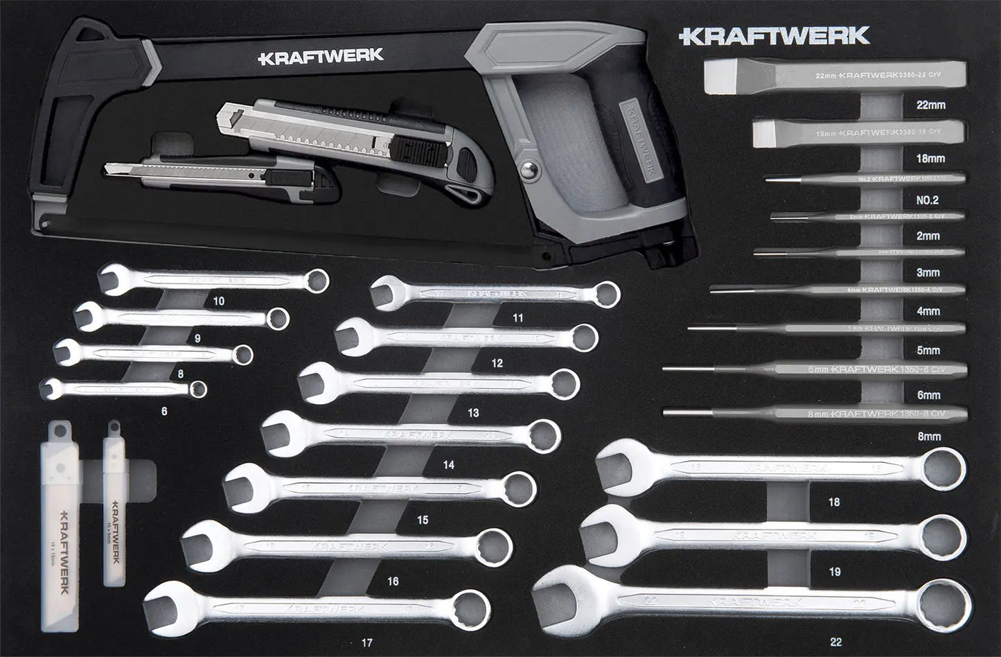 BT700 WERKSTATTWAGEN, 7 SCHUBLADEN, BASIC, ANTHR, 337-TLG. KRAFTWERK