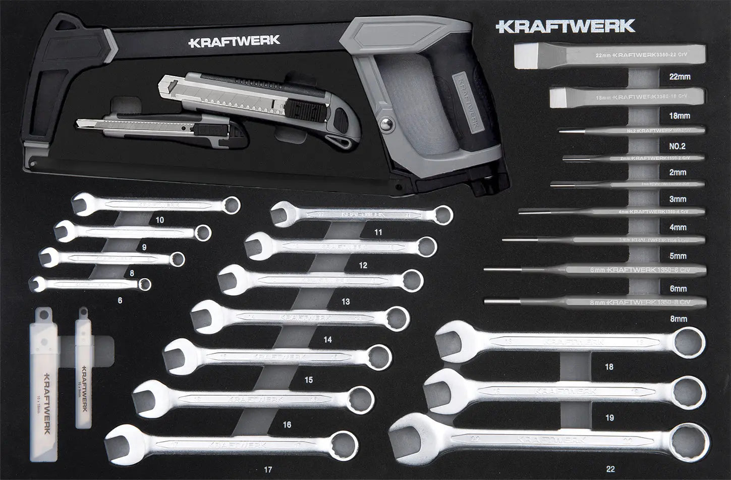 BT700 WERKSTATTWAGEN, 7 SCHUBLADEN, BASIC, ANTHR, 337-TLG. KRAFTWERK