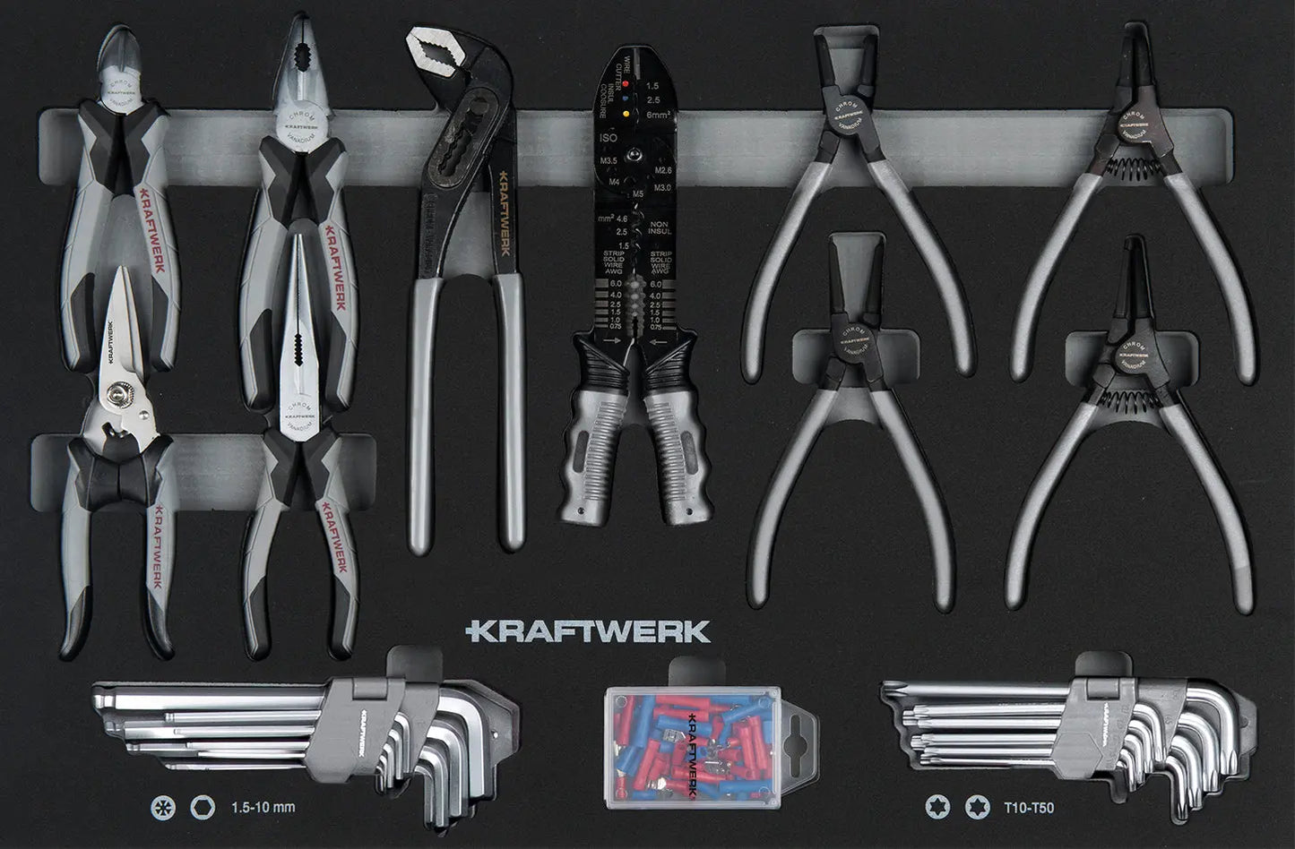 BT700 WERKSTATTWAGEN, 7 SCHUBLADEN, BASIC, ANTHR, 337-TLG. KRAFTWERK