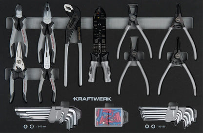 BT700 WERKSTATTWAGEN, 7 SCHUBLADEN, BASIC, ANTHR, 337-TLG. KRAFTWERK