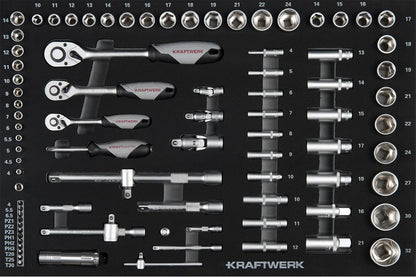 BT700 WERKSTATTWAGEN, 8 SCHUBLADEN, BASIC, 350-TLG. KRAFTWERK