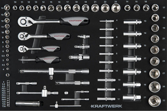 BT700 WERKSTATTWAGEN, 8 SCHUBLADEN, BASIC, 350-TLG. KRAFTWERK