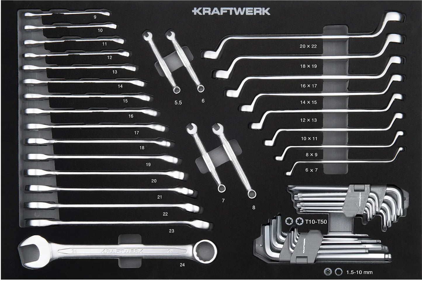 BT700 WERKSTATTWAGEN, 8 SCHUBLADEN, BASIC, 350-TLG. KRAFTWERK