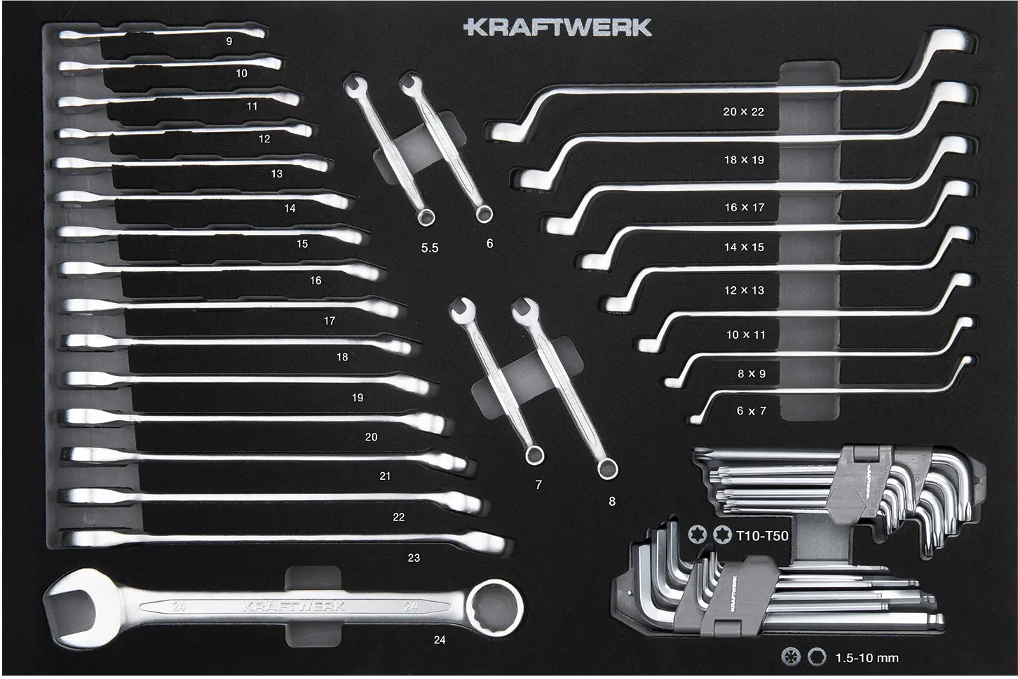BT700 WERKSTATTWAGEN, 8 SCHUBLADEN, BASIC, 350-TLG. KRAFTWERK