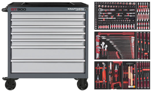 BT900 WERKSTATTWAGEN, 7 SCHUBLADEN, PRO, 278-TLG. KRAFTWERK