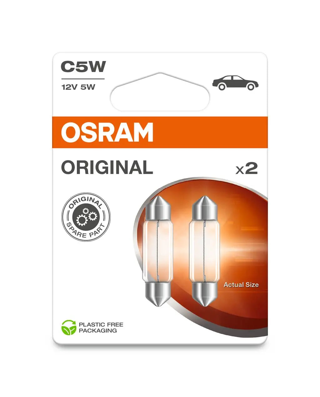 C5W 12V 5W SV8,5-8 36mm Soffitte 2st. Blister OSRAM OSRAM
