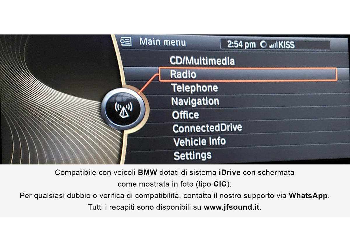 JFSound Android-Autoradio mit Navigation für BMW 5er F10/F11 (2010-2012), 10,25-Zoll-Display, CIC – Produktansicht 3