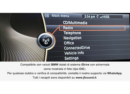 JFSound Android-Autoradio mit Navigation für BMW 5er F10/F11 (2010-2012), 10,25-Zoll-Display, CIC – Produktansicht 3