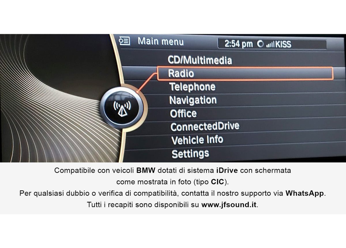 JFSound Android-Autoradio mit Navigation für BMW 7er F01/F02 2009-2012, 12,25-Zoll-Display, CIC – Produktansicht 3