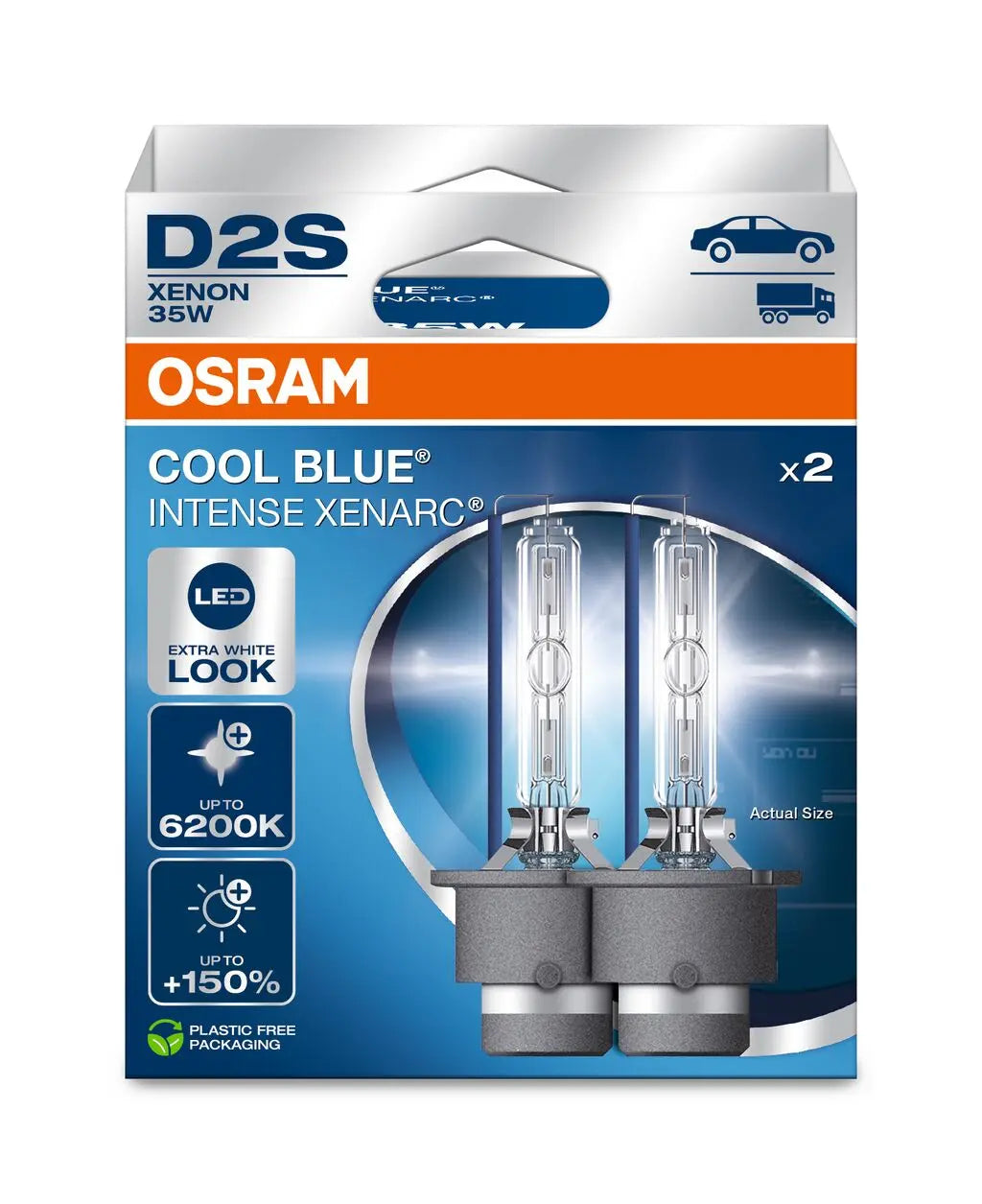 D2S 35W P32d-2 XENARC COOL BLUE INTENSE NextGen. 6200K +150% 2st. OSRAM OSRAM