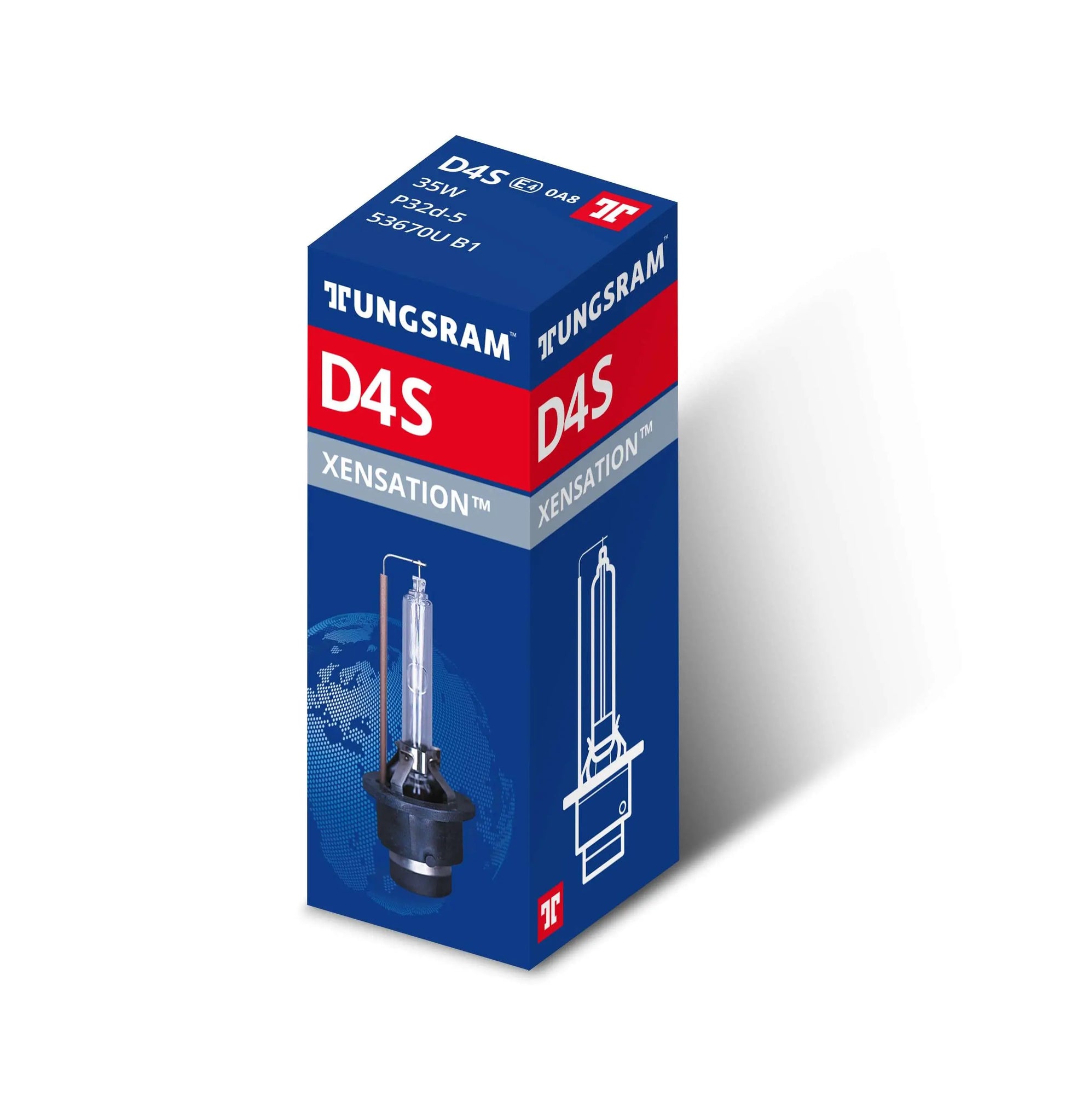 D4S 42V 35W P32D-5 Xensation 4200K Tungsram General Electric