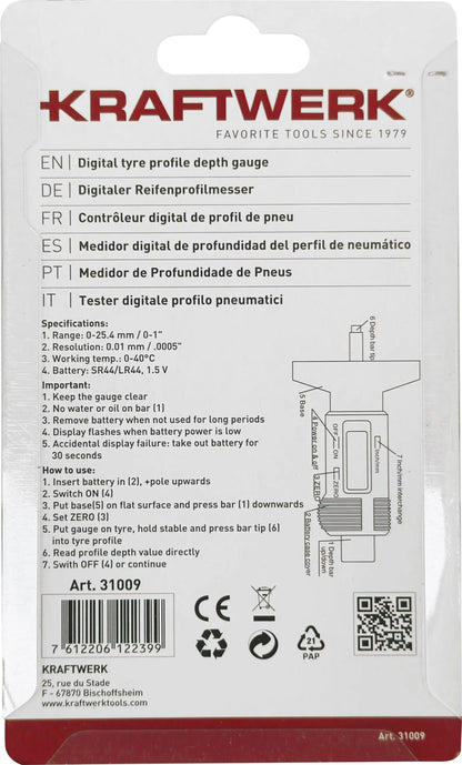 DIGITAL REIFENPROFILMESSER KRAFTWERK
