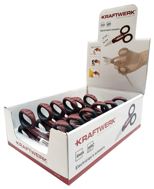 DISPLAY MIT ELEKTRIKER-SCHERE,12 STK. KRAFTWERK