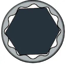 DOPPELRINGSCHL. VOLL POLIERT 6 X 7 MM KRAFTWERK