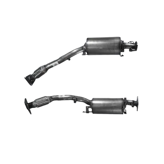 DPF Dieselpartikelfilter Partikelfilter Rußpartikelfilter Diesel Kat Kat bis EURO 4 E-Prüfzeichen für NISSAN QASHQAI 2L dCi M9R-Motor; runder... BM CATALYSTS