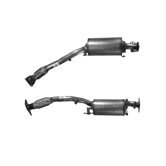 DPF Dieselpartikelfilter Partikelfilter Rußpartikelfilter Diesel Kat Kat bis EURO 4 E-Prüfzeichen für NISSAN QASHQAI 2L dCi M9R-Motor; runder... BM CATALYSTS
