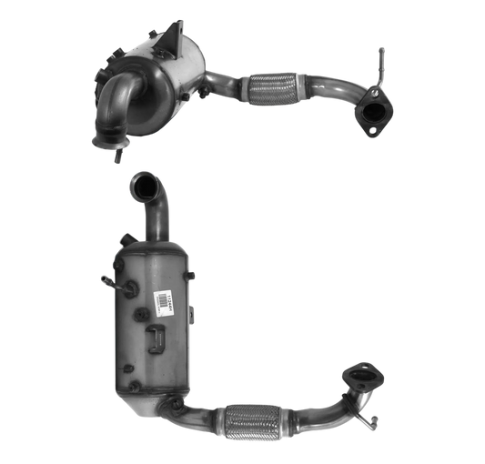 DPF Dieselpartikelfilter Partikelfilter Rußpartikelfilter Diesel Kat Kat bis EURO 5 E-Prüfzeichen für FORD B-MAX 1.5L TDCi UGJC Motor Kat/DPF... BM CATALYSTS