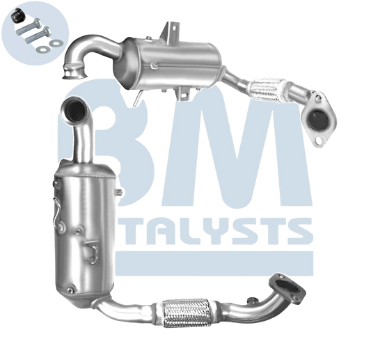 DPF Dieselpartikelfilter Partikelfilter Rußpartikelfilter Diesel Kat Kat bis EURO 5 E-Prüfzeichen für FORD FOCUS 1.6L Mk.3 TDCi ECOnetic NGDA;... BM CATALYSTS