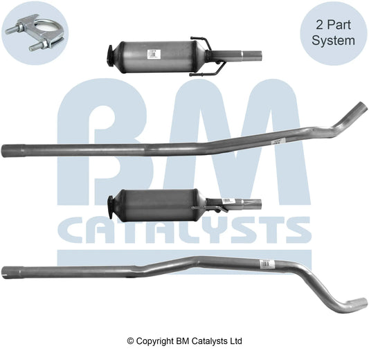 DPF FÜR OPEL CORSA C 1.3L DIESEL | EURO 3 ODER 4 | OEM: 1608626 BM CATALYSTS