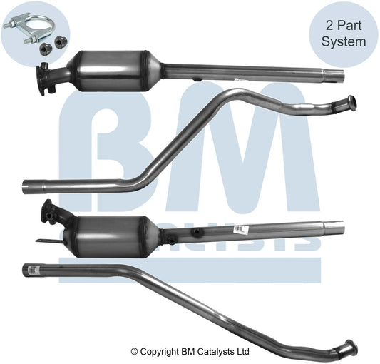 DPF FÜR RENAULT LAGUNA 1.9L DIESEL | EURO 4 | OEM: 8200391215 BM CATALYSTS