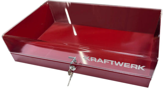 EINZELTEIL-METALLKOFFER MIT ACRYLHAUBE KRAFTWERK