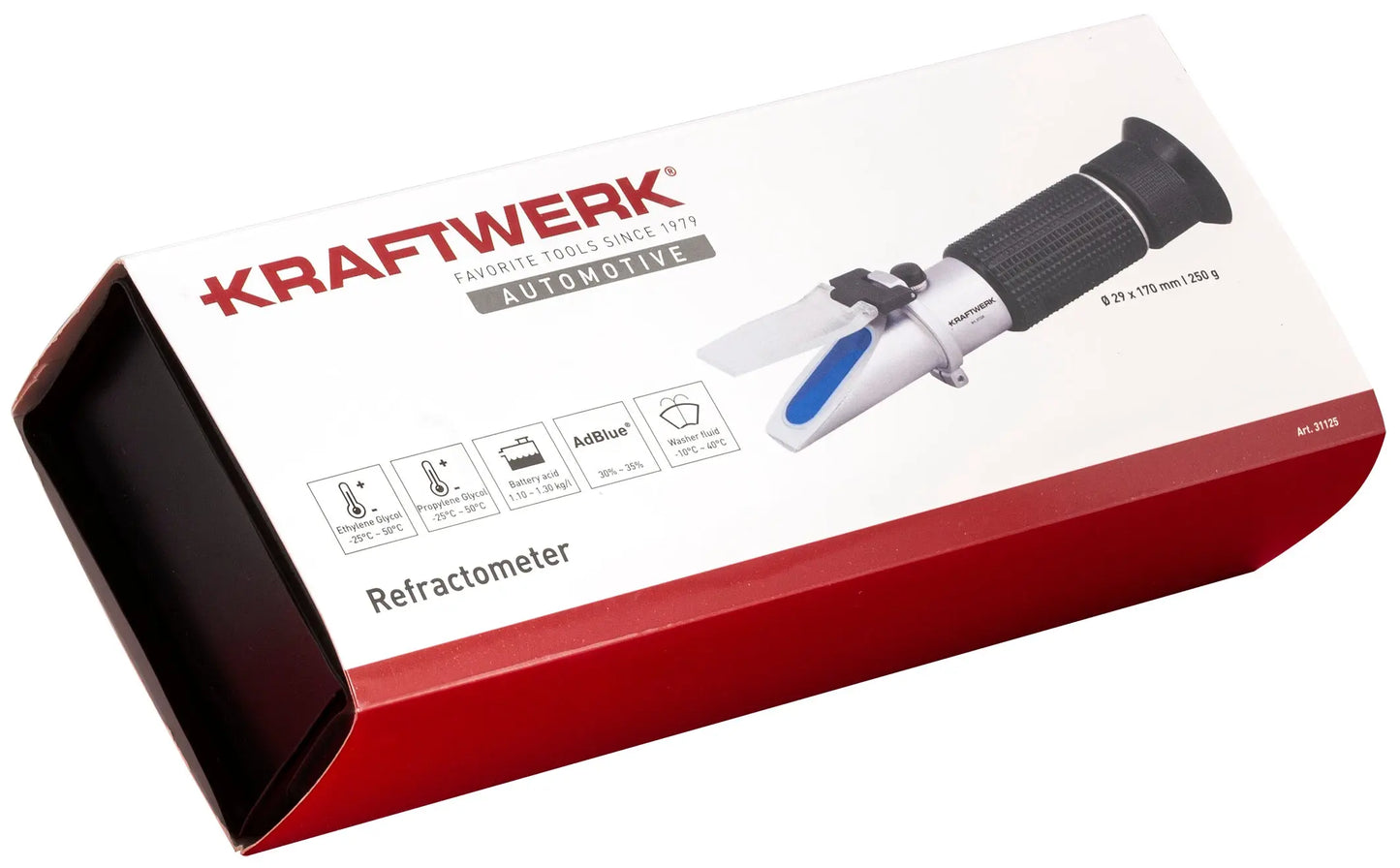 FROSTSCHUTZ+BATTERIESÄURE-REFRAKTOMETER KRAFTWERK