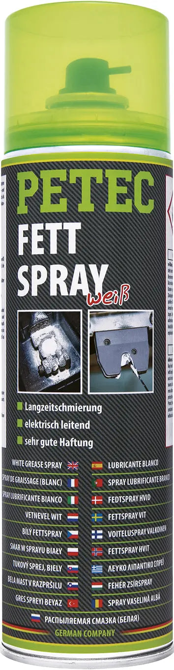 Fettspray weiß - 500 ml PETEC