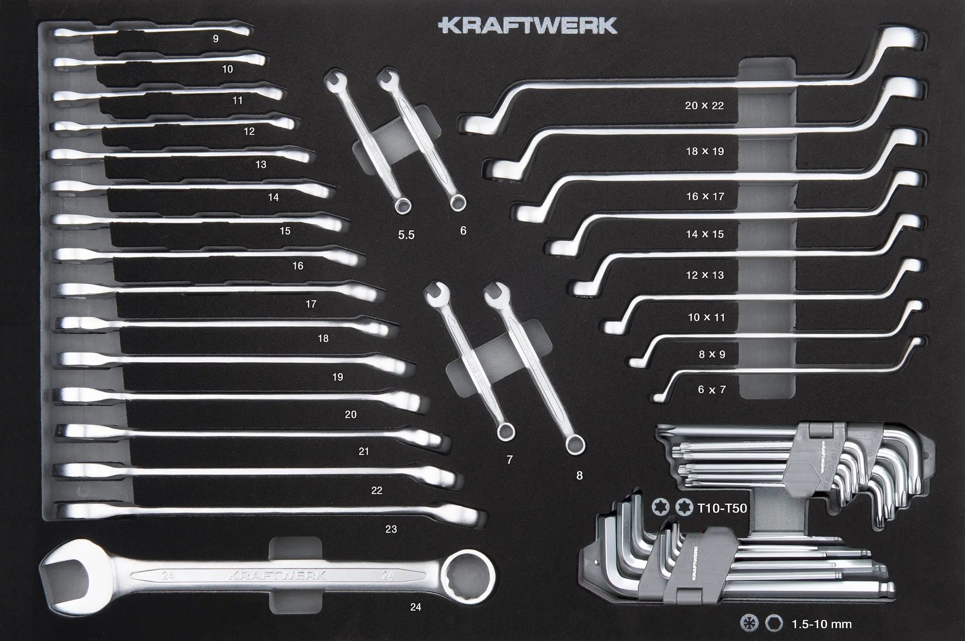 GABELRING/ RING-RING-EINLAGE 46-TLG. KRAFTWERK BASIC LINE