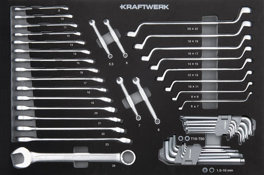 GABELRING/ RING-RING-EINLAGE 46-TLG. KRAFTWERK BASIC LINE