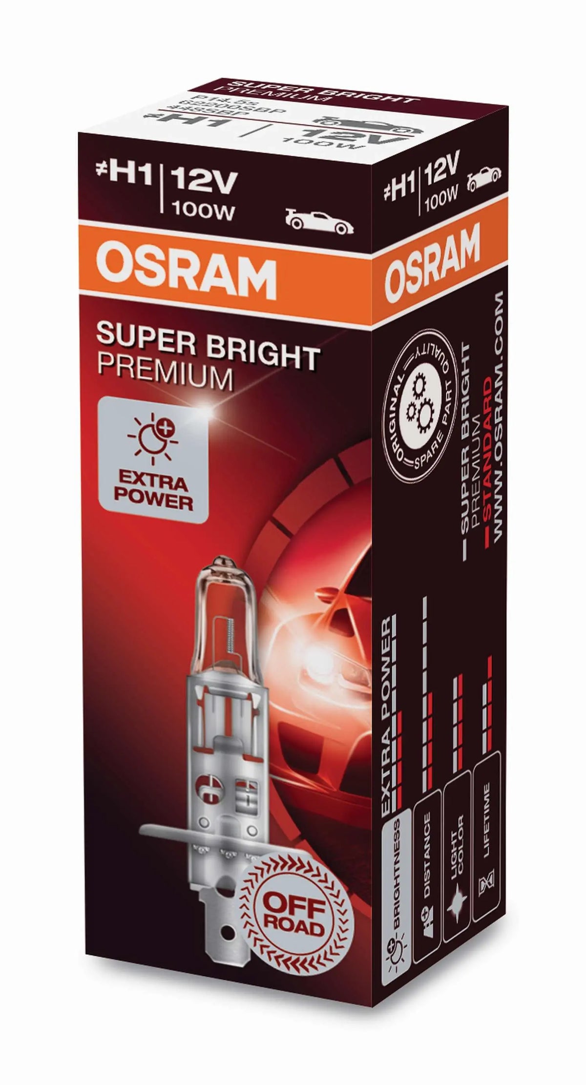 H1 12V 100W - SUPER BRIGHT PREMIUM OFF ROAD OSRAM